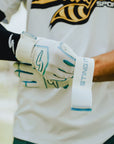 Winder Series Batting Gloves - Columbia Blue/White & Graphite