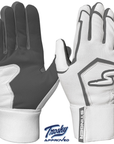 Winder Series Batting Gloves - Gray & White