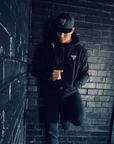 The Swingman_ Hoodie - Black