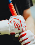 Winder Series Batting Gloves - Red & White
