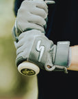 Color Crush Batting Gloves - Smoke Gray (Bee Logo)