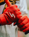 Color Crush Batting Gloves - Red