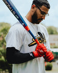 Color Crush Batting Gloves - Red