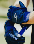 Color Crush Batting Gloves - Navy