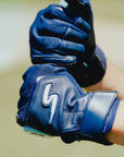 Color Crush Batting Gloves - Navy