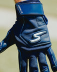 Color Crush Batting Gloves - Navy (Bee Logo)