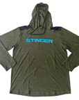 Premium Lightweight Hoodie - Heather Military Green