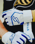 Winder Series Batting Gloves - Royal & White