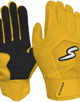 Color Crush Batting Gloves - Athletic Gold