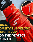 Color Crush Batting Gloves - Orange