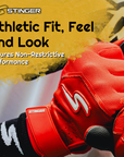 Color Crush Batting Gloves - Orange