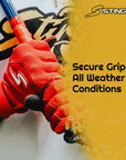 Color Crush Batting Gloves - Orange