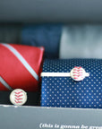 Baseball Seam Tie Clip
