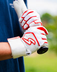 Winder Series Batting Gloves - Red & White
