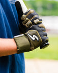 Winder Series Batting Gloves - Military Green & Black