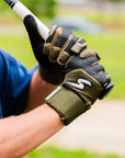 Winder Series Batting Gloves - Military Green & Black