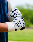 Winder Series Batting Gloves - Navy & White
