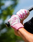 Winder Series Batting Gloves - Pink & White