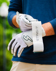 Winder Series Batting Gloves - Gray & White