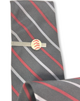 Baseball Seam Tie Clip