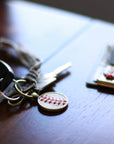 Baseball Seam Keychain