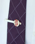 Baseball Seam Tie Clip