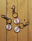 Baseball Seam Keychain