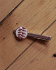 Baseball Seam Tie Clip