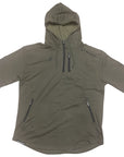 Half Sleeve Hoodie - Military Green