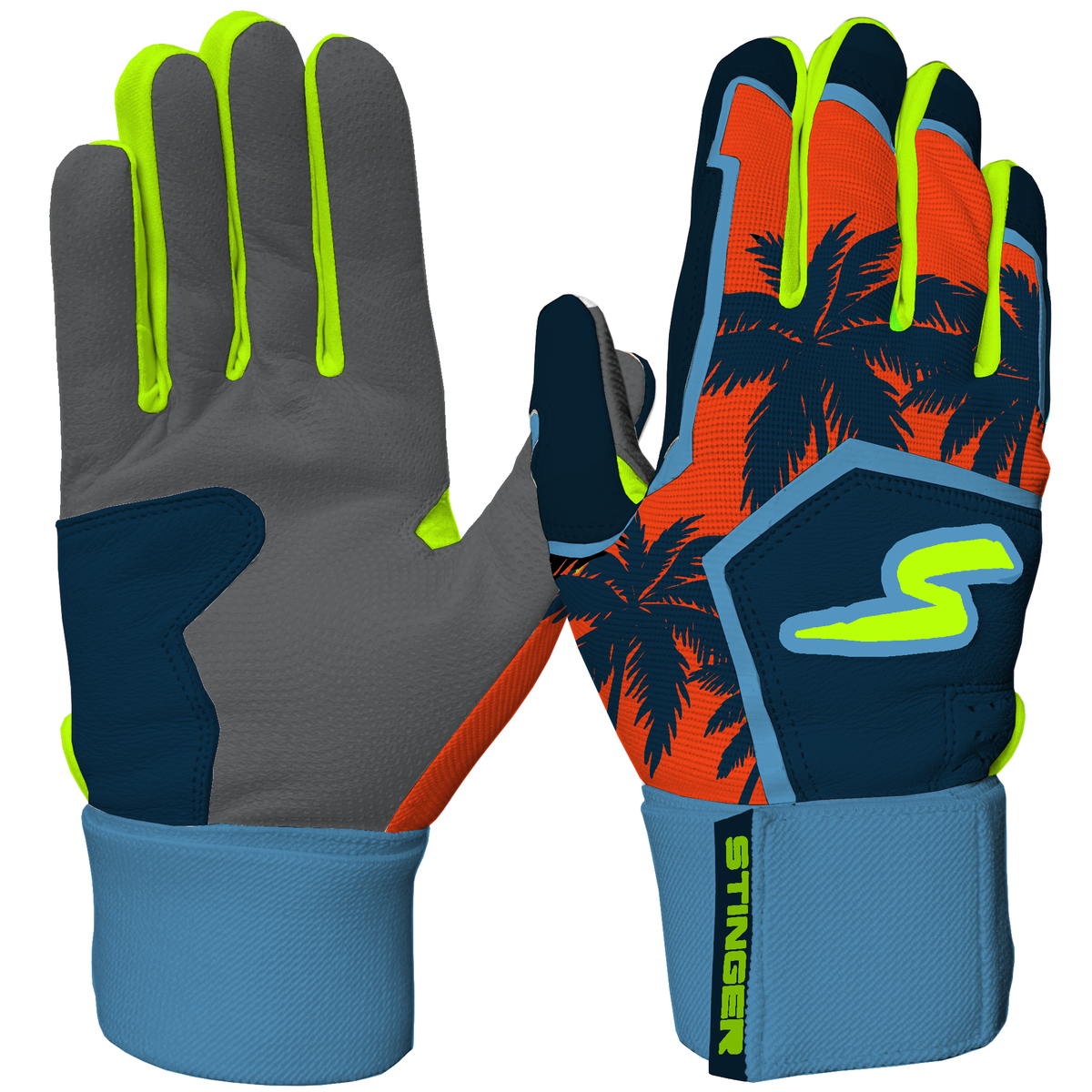 Limited Stinger Winder Series Cotton Candy Premium Batting Gloves