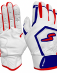 Sting Squad Batting Gloves - Red, White & True