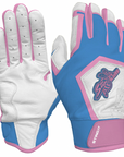 Sting Squad Batting Gloves - Cotton Candy (Bee Logo)