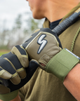 Winder Series Batting Gloves - Military Green & Black