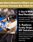 Thick Grip Youth One Hand Wood Bat by Stinger