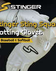 Color Crush Batting Gloves - Athletic Gold