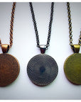 Baseball Seam Pendant Necklace