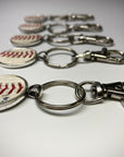 Silver Baseball Seam Keychain