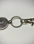 Silver Baseball Seam Keychain