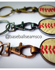 Baseball Seam Keychain