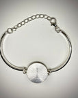 Silver Baseball Seam Bracelet