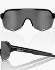 100% S2 Sunglasses - Soft Tact Black / Smoke Lens