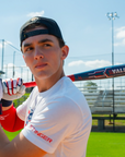 Winder Series Batting Gloves - Red, White & True