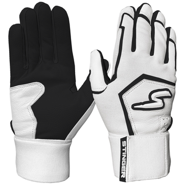Winder Series Batting Gloves - Black & White