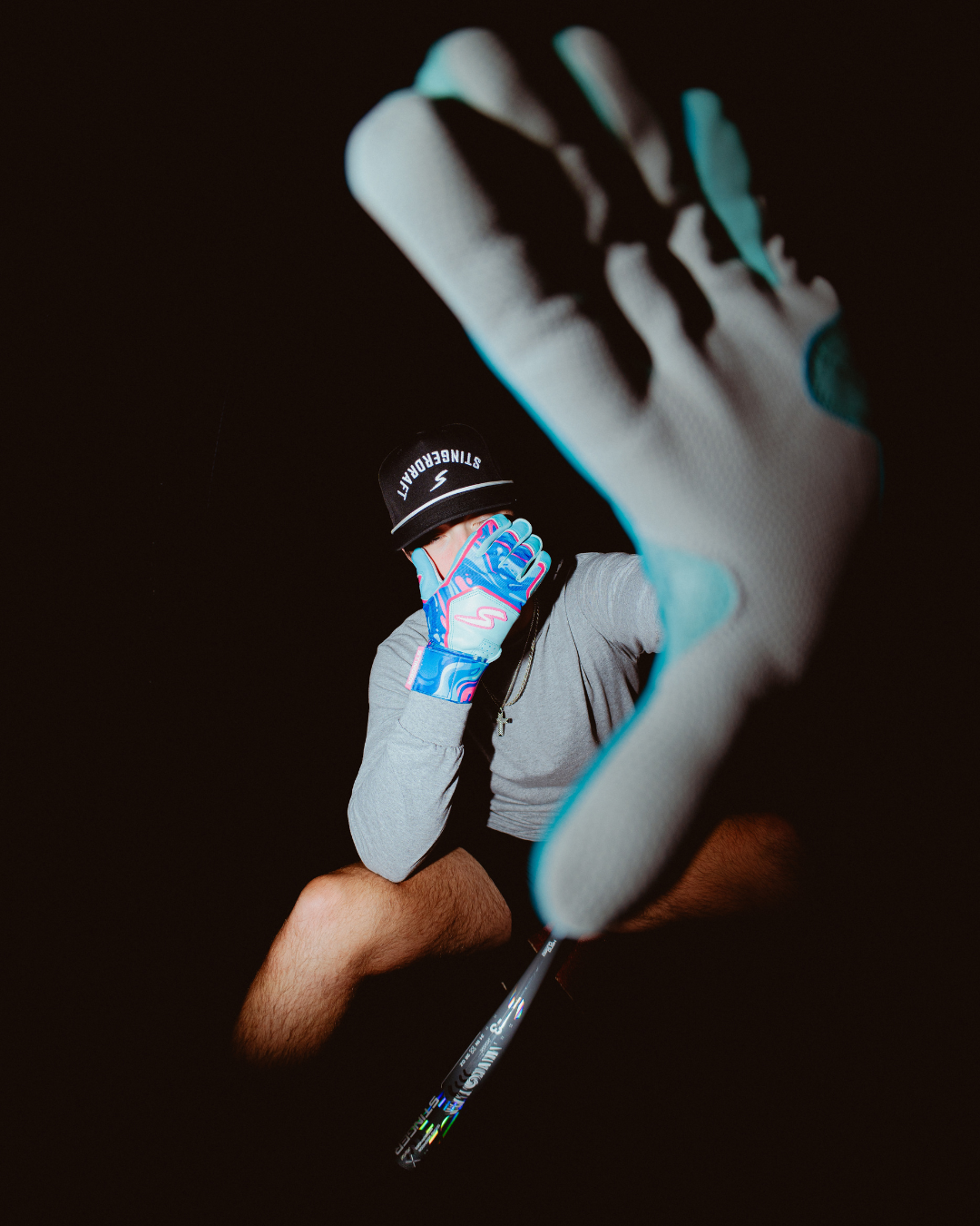 Winder Series Batting Gloves - Splash Series-Stay Smooth-Riptide