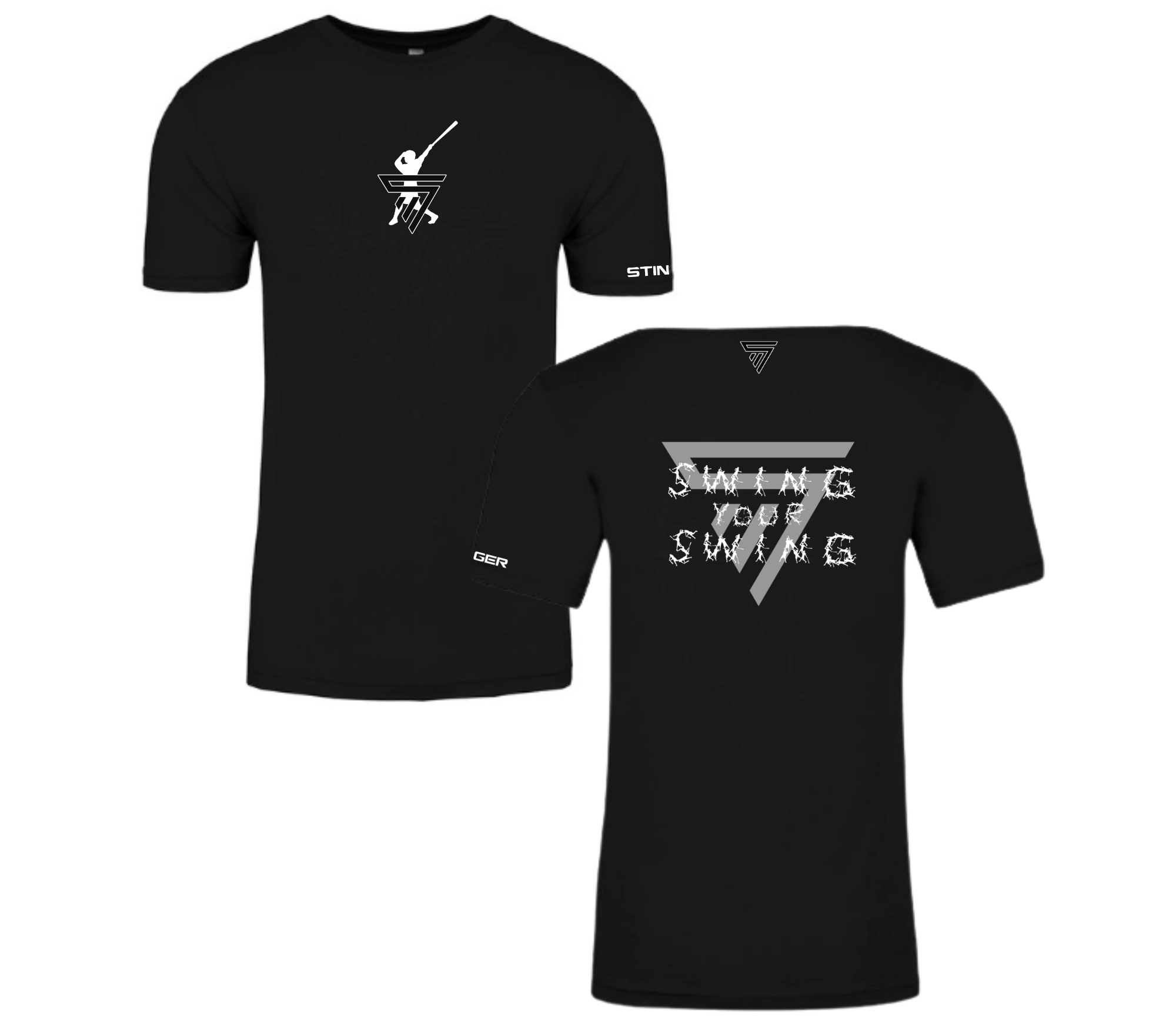 Swingman "Swing Your Swing" Tee Shirt - Black