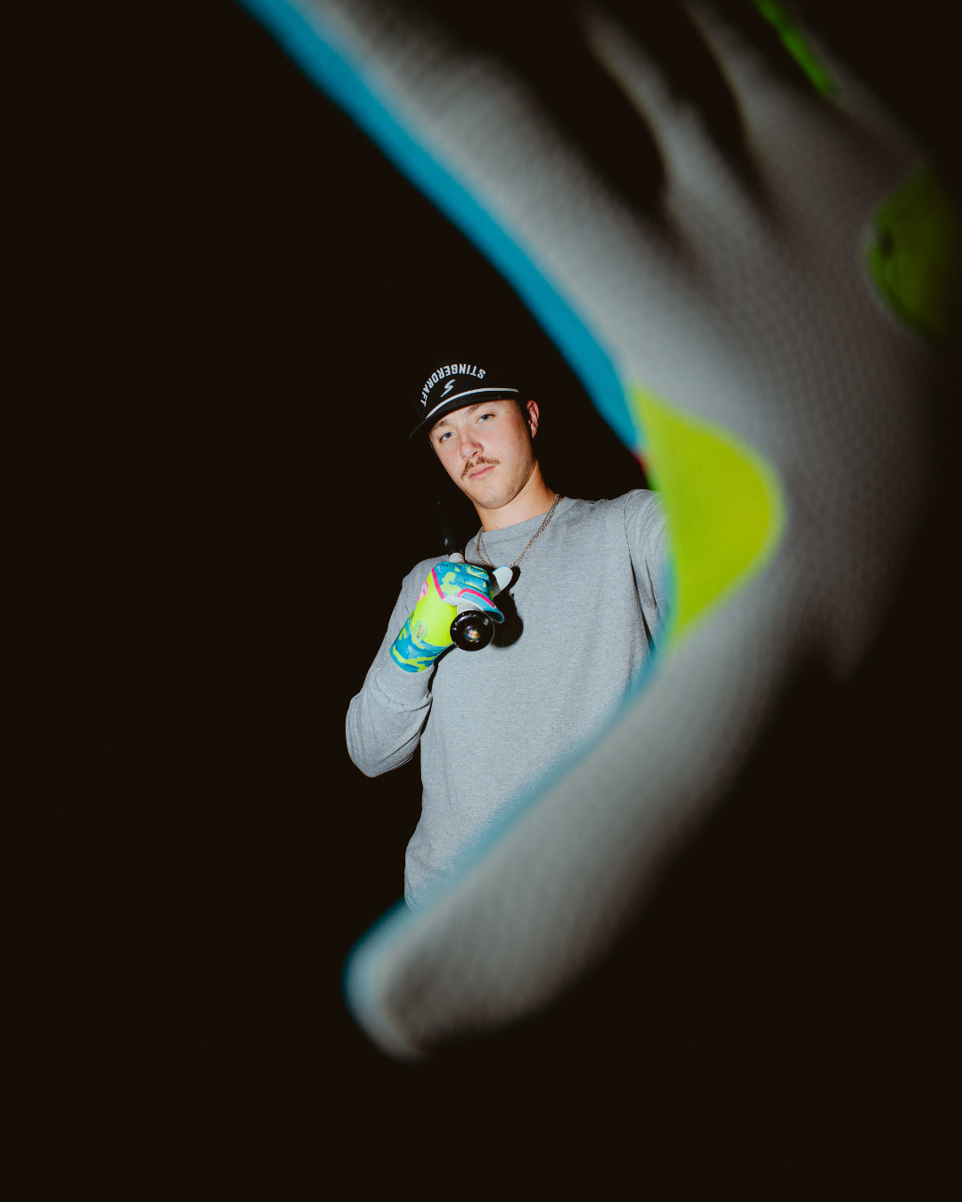 Winder Series Batting Gloves - Stealth Series - Hunt Your Pitch- Glow Ops