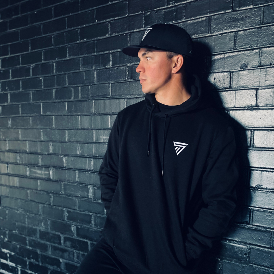 The Swingman_ Hoodie - Black