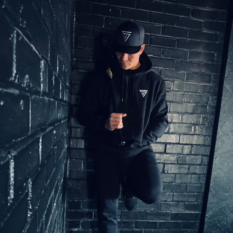 The Swingman_ Hoodie - Black