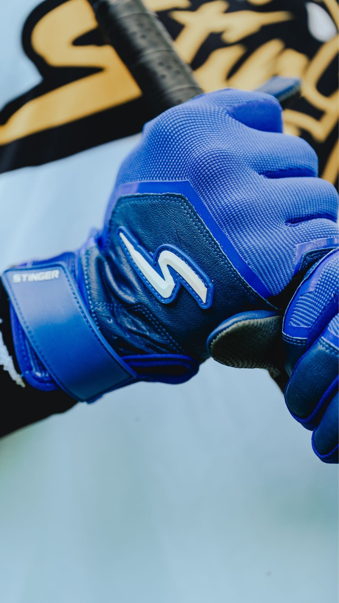 Color Crush Batting Gloves - Royal