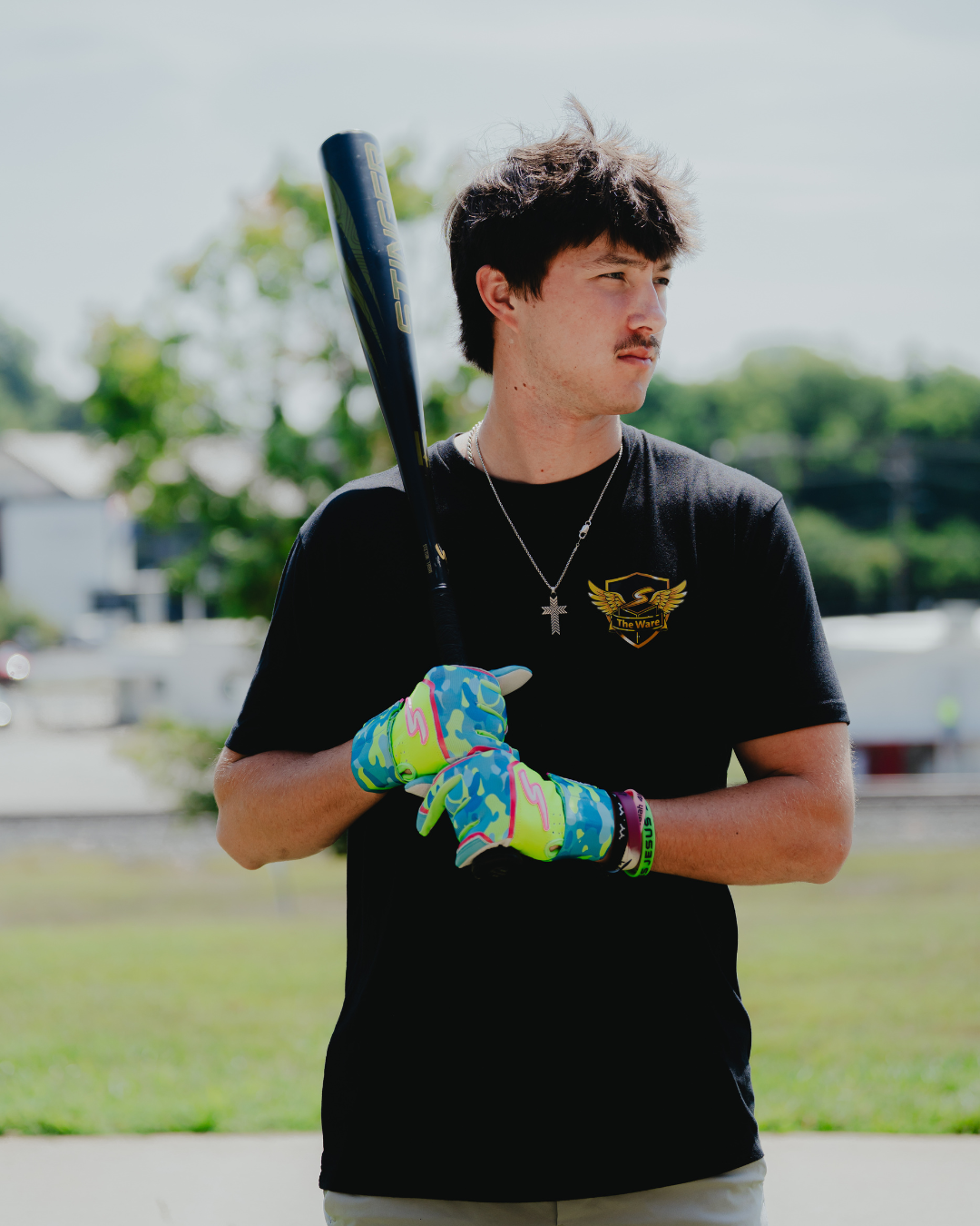 Winder Series Batting Gloves - Stealth Series - Hunt Your Pitch- Glow Ops